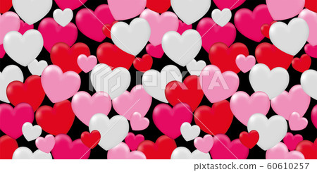 Heart pattern seamless 60610257