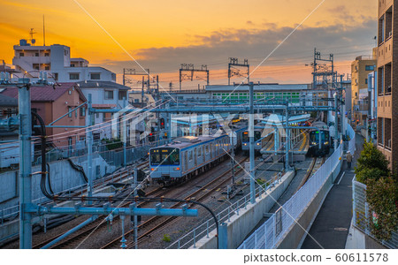 View of Yokohama cityscape in Japan, Nishitani station, etc. 60611578