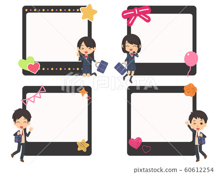 Student frame dark - Stock Illustration [60612254] - PIXTA