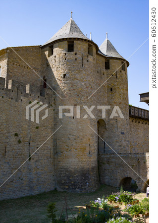 Beautiful view of old town of Carcassone, France Beautiful view of old town of Carcassone, France 60612430