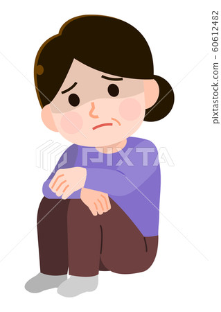 Middle-aged woman illustration 60612482