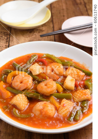 Shrimp and squid chili sauce Shrimp and squid chili sauce 60613740
