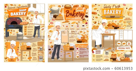 Bakery pastry sweets, baker shop desserts menu 60613953