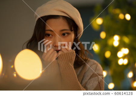 女性美女冬天 女性美女冬天 60614128