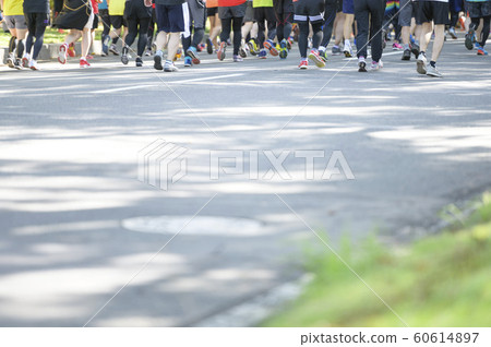 馬拉鬆比賽形象 60614897