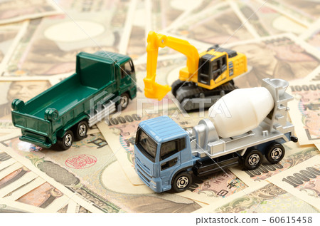 Construction machinery and money 60615458