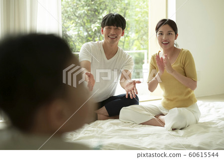 Family Mom Daddy Toddler 60615544