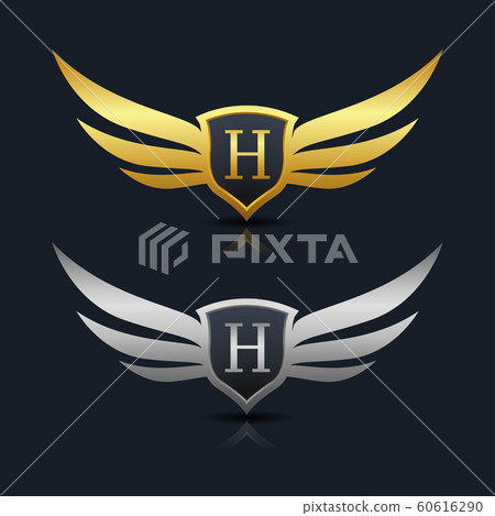 Letter H emblem Logo Letter H emblem Logo 60616290