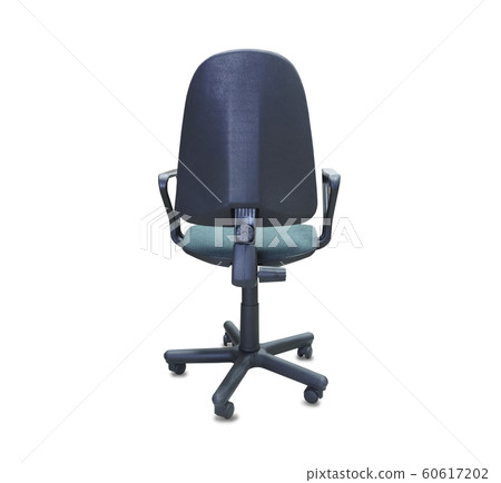 The back view of office chair from green cloth. The back view of office chair from green cloth. 60617202