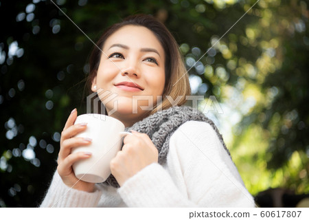 Ladies teatime outdoors 60617807