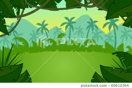 open jungle illustration 60618364