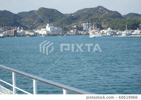 View from the Udaka Ferry from Takamatsu to Uno 25 View from the Udaka Ferry from Takamatsu to Uno 25 60619966