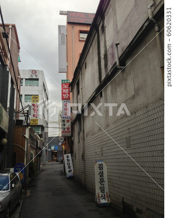 韓國首爾的後巷 60620331