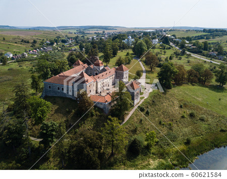 Famous ukranian ruined Svirzh Castle 60621584