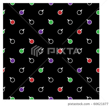 Christmas wallpaper with colorful balls on a black backgroun Christmas wallpaper with colorful balls on a black backgroun 60621877