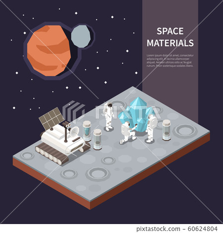 Space Ship Isometric Illustration Space Ship Isometric Illustration 60624804