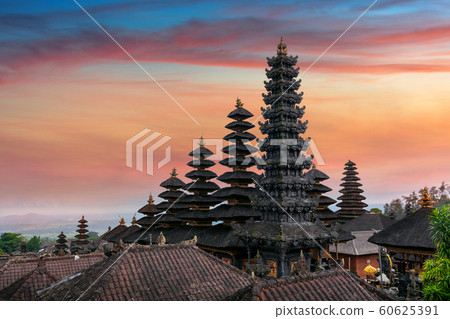 Besakih temple in Bali, Indonesia. Besakih temple in Bali, Indonesia. 60625391