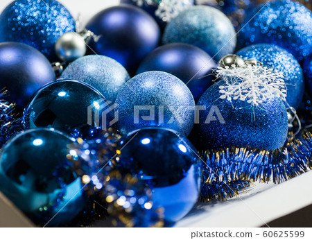 blue christmas decoration 60625599