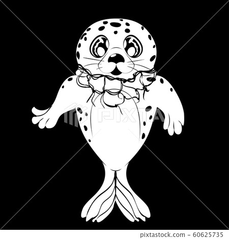 Kawaii seal and net Kawaii seal and net 60625735