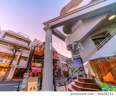 Yokohama cityscape in Japan Overlooking Okurayama Elm Street, a Greek-style shopping street that extends from Okurayama Station Yokohama cityscape in Japan Overlooking Okurayama Elm Street, a Greek-style shopping street that extends from Okurayama Station 60626251