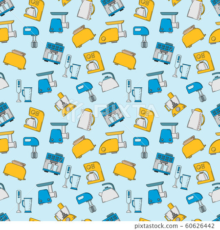 Kitchen tools seamless pattern. culinary illustration for design and web. Kitchen tools seamless pattern. culinary illustration for design and web. 60626442