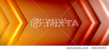 Arrow lines, technology digital template with shadows and lights on gradient background. Trendy simple fluid color gradient abstract background with dynamic straight shadow lines effect Arrow lines, technology digital template with shadows and lights on gradient background. Trendy simple fluid color gradient abstract background with dynamic straight shadow lines effect 60626443