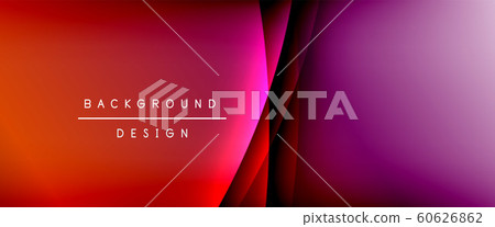Wave liquid style lines with shadows and light on gradient background. Trendy simple fluid color gradient abstract background with dynamic straight shadow line effect Wave liquid style lines with shadows and light on gradient background. Trendy simple fluid color gradient abstract background with dynamic straight shadow line effect 60626862