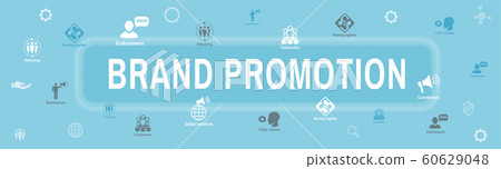 Brand Ambassador Thin Line Outline Icon Web Banner Brand Ambassador Thin Line Outline Icon Web Banner 60629048