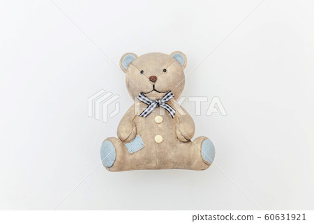 Simply minimal design with toy bear isolated on Simply minimal design with toy bear isolated on 60631921