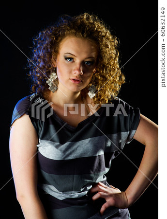 young woman dancing 60632149