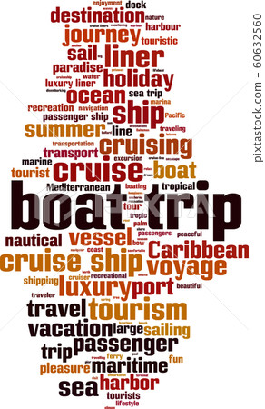 Boat trip word cloud Boat trip word cloud 60632560