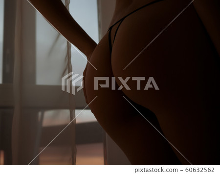 Crop woman with perfect buttocks Crop woman with perfect buttocks 60632562