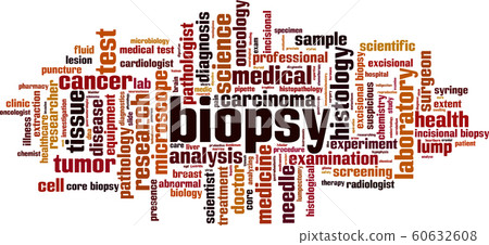 Biopsy word cloud Biopsy word cloud 60632608