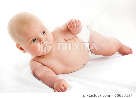 baby girl in white baby girl in white 60633184