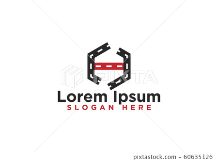 Letter H, Abstract Road Logo Designs, Vector Letter H, Abstract Road Logo Designs, Vector 60635126
