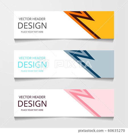 Abstract Web banner design background or header Abstract Web banner design background or header 60635270