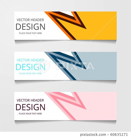 Abstract Web banner design background or header Abstract Web banner design background or header 60635271