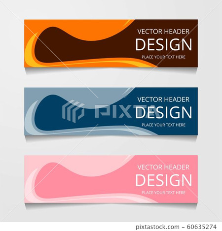 Abstract Web banner design background or header Abstract Web banner design background or header 60635274