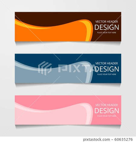Abstract Web banner design background or header Abstract Web banner design background or header 60635276