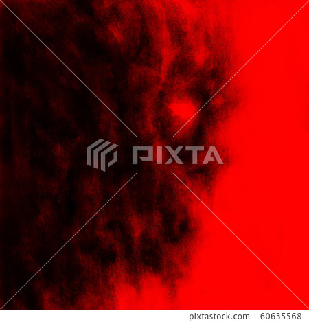 Bloody zombie face in profile. Black and red Bloody zombie face in profile. Black and red 60635568