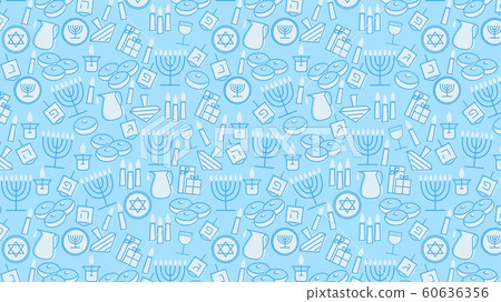 Hanukkah blue background Hanukkah blue background 60636356