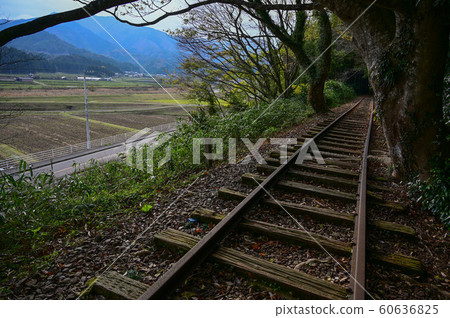 Abandoned lines and rural scenery Abandoned lines and rural scenery 60636825