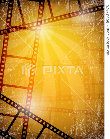 Movie background. Film frames tape reels camera video illustrations vector Movie background. Film frames tape reels camera video illustrations vector 60637470