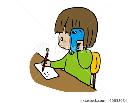打電話時做筆記的女人 打電話時做筆記的女人 60638084