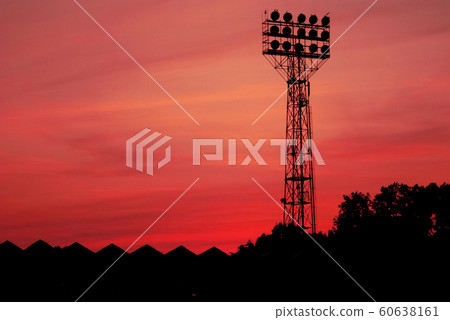 Stadium on sunset 60638161