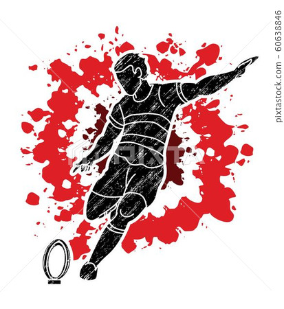 Rugby player action cartoon sport, Sportsman graphic vector. Rugby player action cartoon sport, Sportsman graphic vector. 60638846