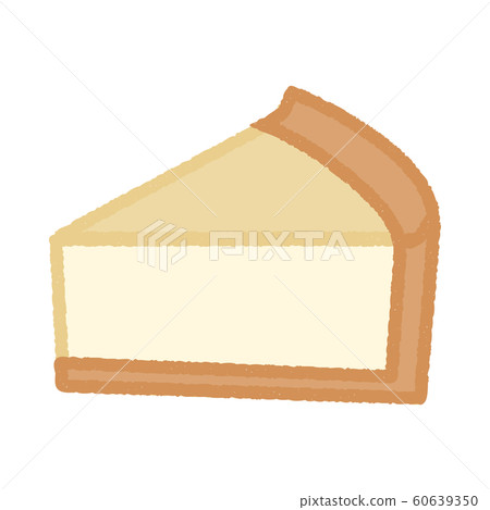 Illustration of simple cheesecake (handwritten style) Illustration of simple cheesecake (handwritten style) 60639350