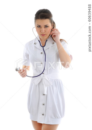 The doctor on a white background 60639488