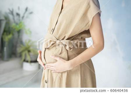 Pregnant woman full month maternity 60640436