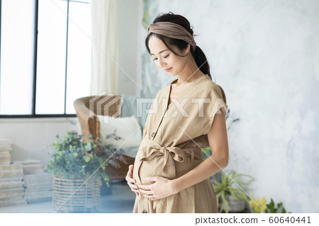 Pregnant woman full month maternity Pregnant woman full month maternity 60640441